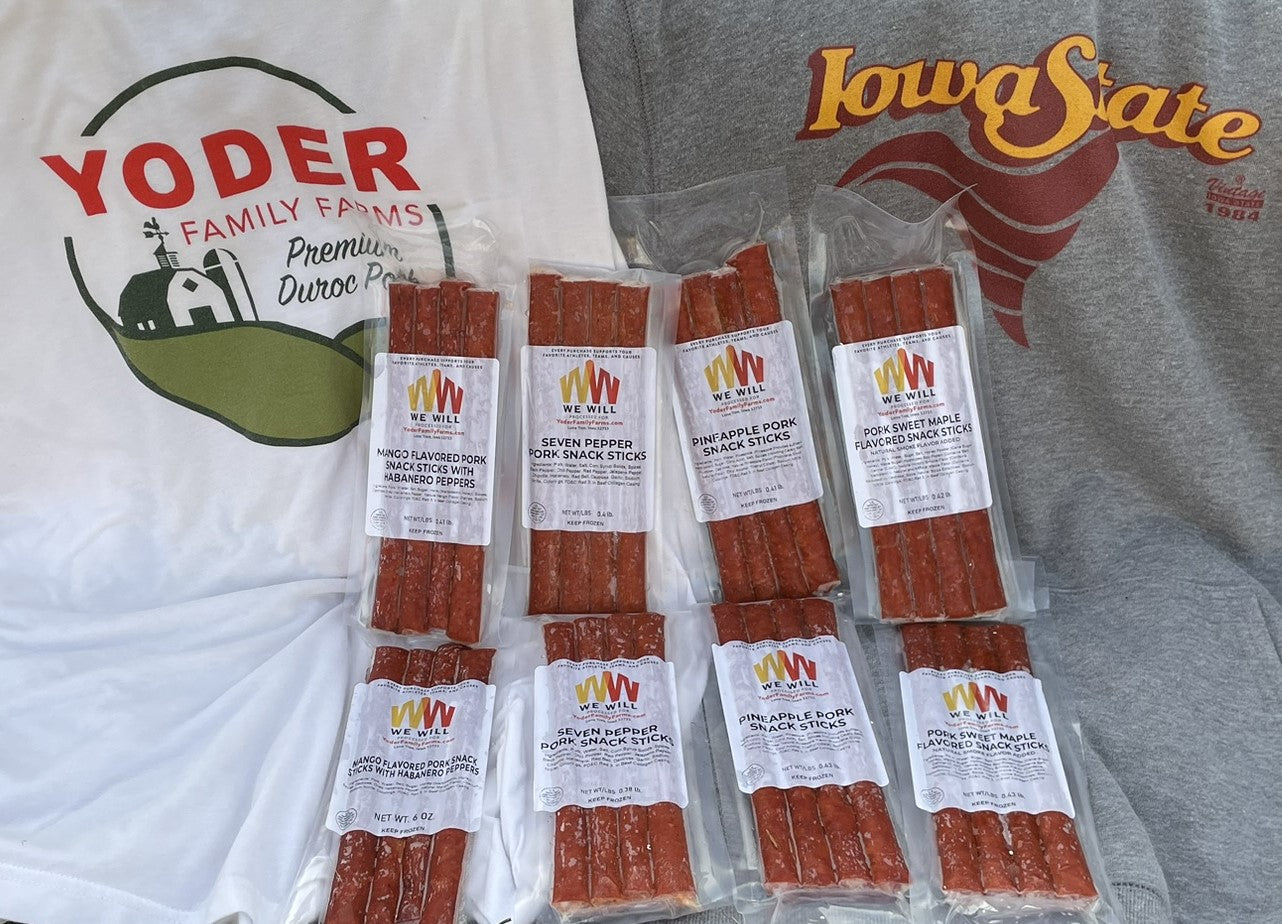 Duroc Pork Snack Stick Bundle (8 packages)