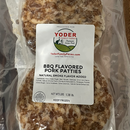 BBQ Porkburger Patties
