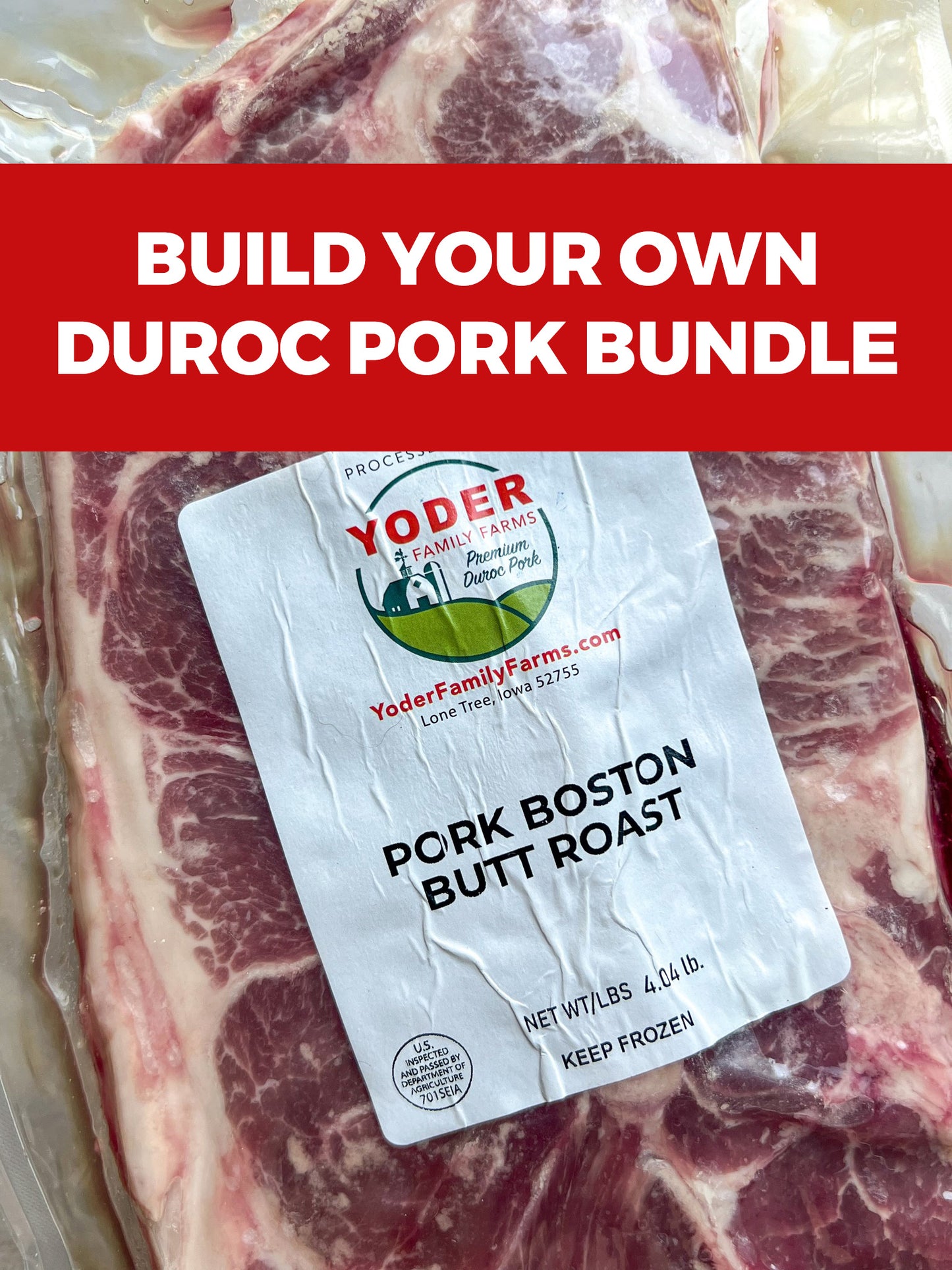 Build Your Own Duroc Pork Bundle